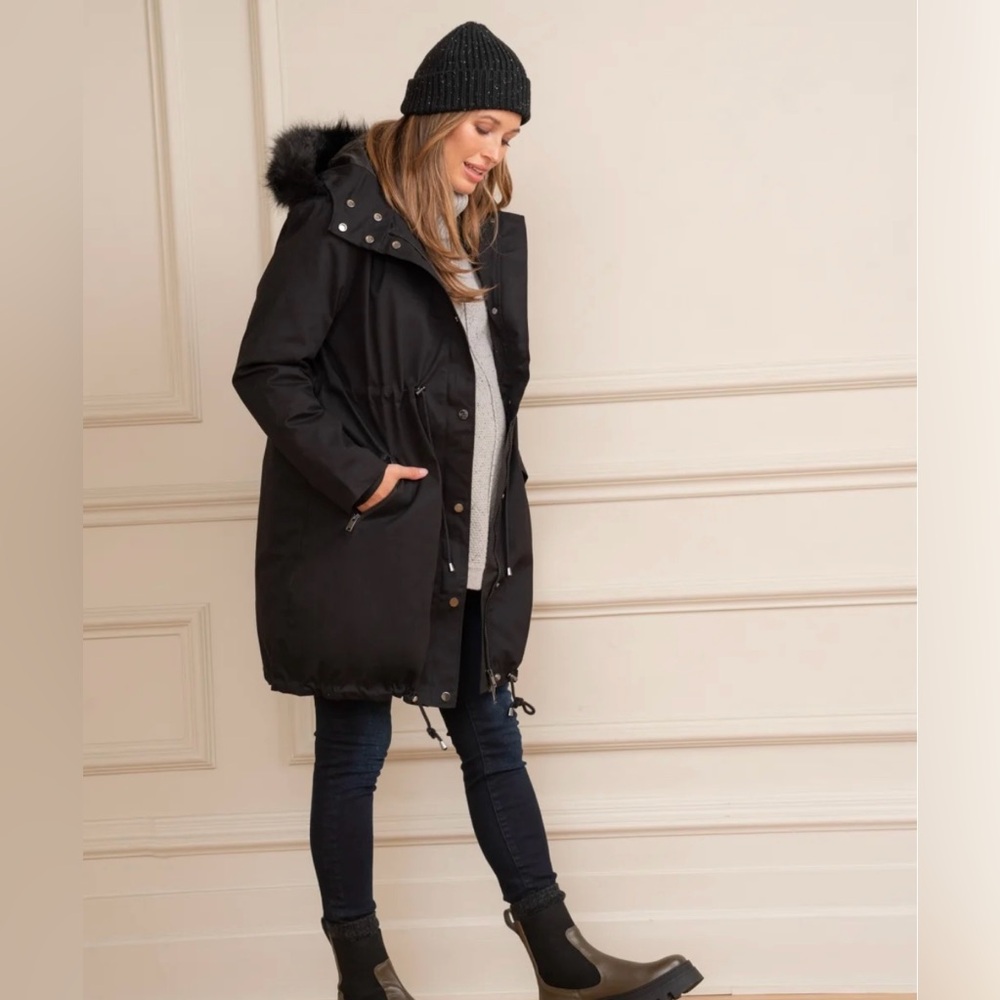 LIKE NEW Seraphine Sub Zero Maternity Kangaroo Parka, size 6